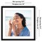 Americanflat Poster Frame with Mat - Large Picture Frame - Polished Plexiglass Cover - Hanging Hardware for Horizontal and Vertical Display - Black